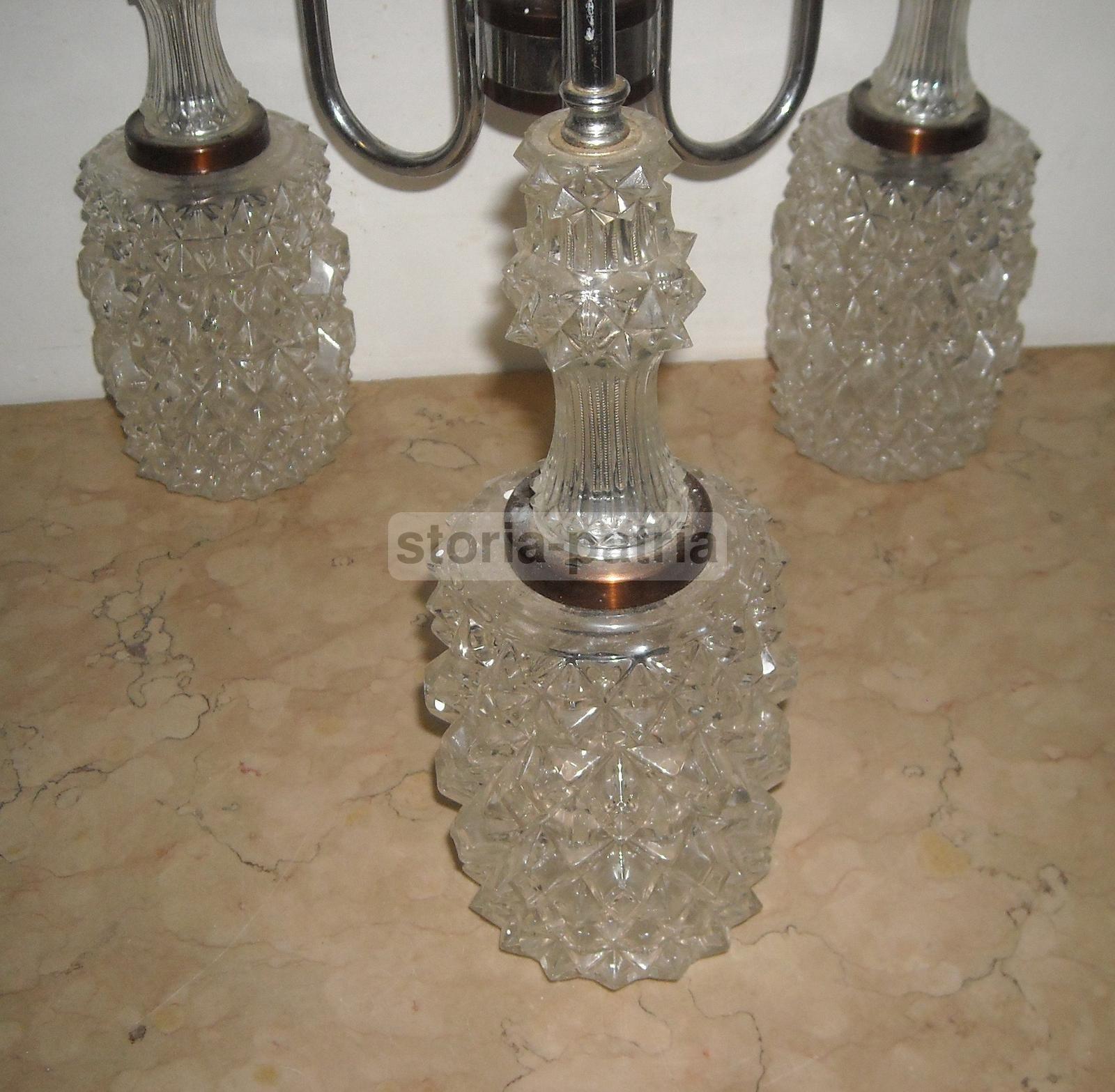 Suggestivo Lampadario d'Epoca, Modernariato, Design, Magnifici Vetri, Decorativo immagine 12