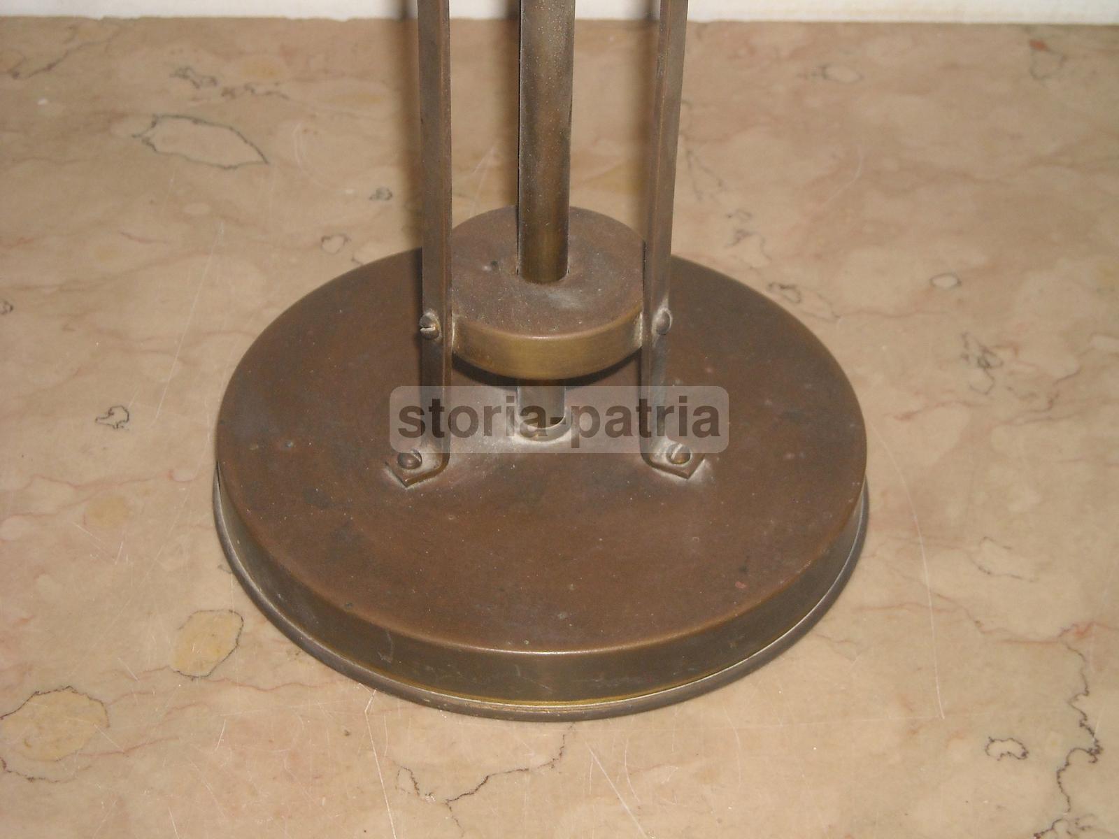 Utile Base Per Lampada, Decorativa, Stilizzato Soprammobile d'Epoca, Ottone, Liberty immagine 1