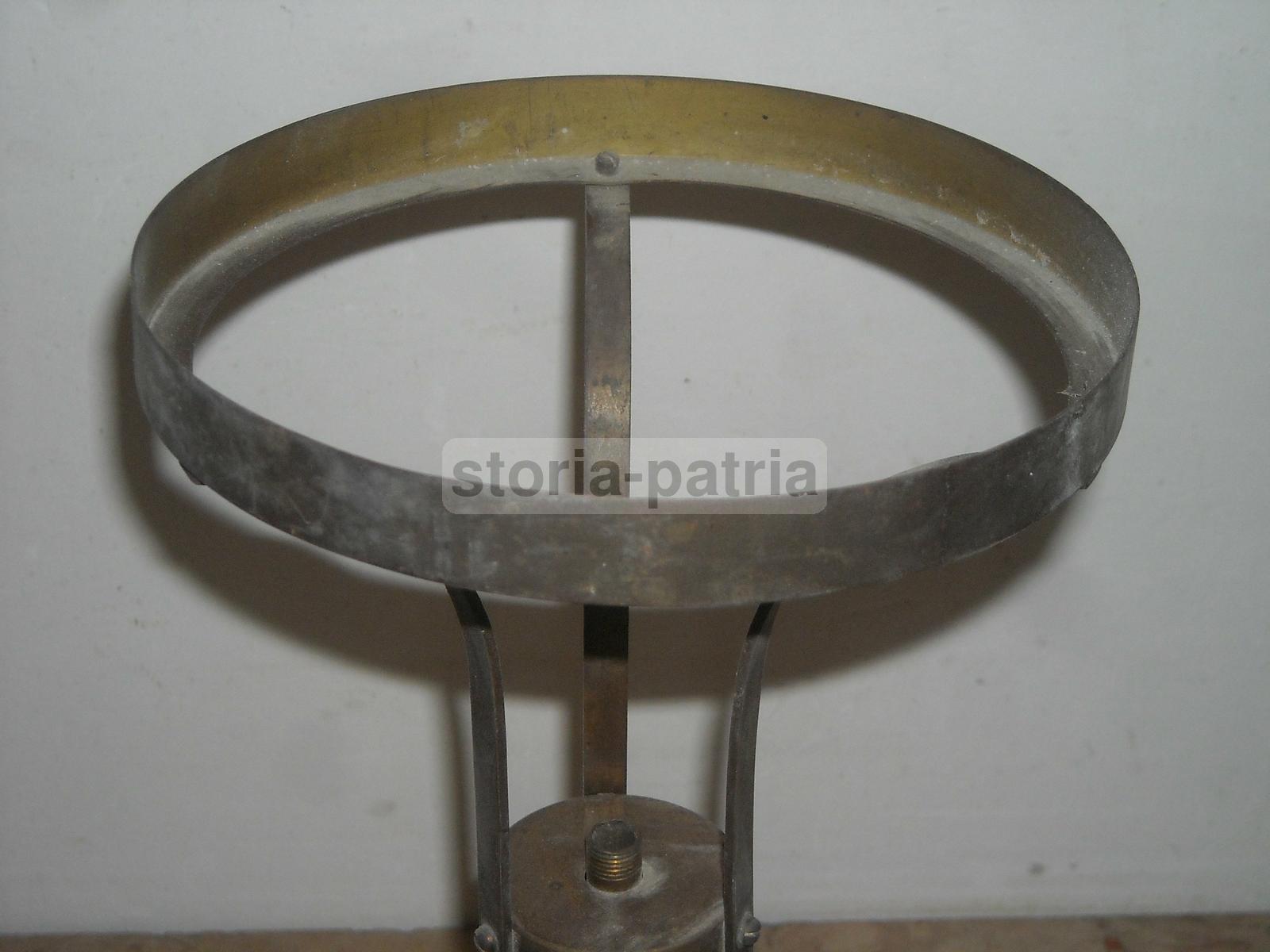 Utile Base Per Lampada, Decorativa, Stilizzato Soprammobile d'Epoca, Ottone, Liberty immagine 3