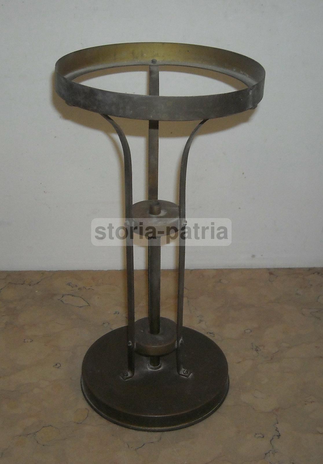 Utile Base Per Lampada, Decorativa, Stilizzato Soprammobile d'Epoca, Ottone, Liberty immagine 4