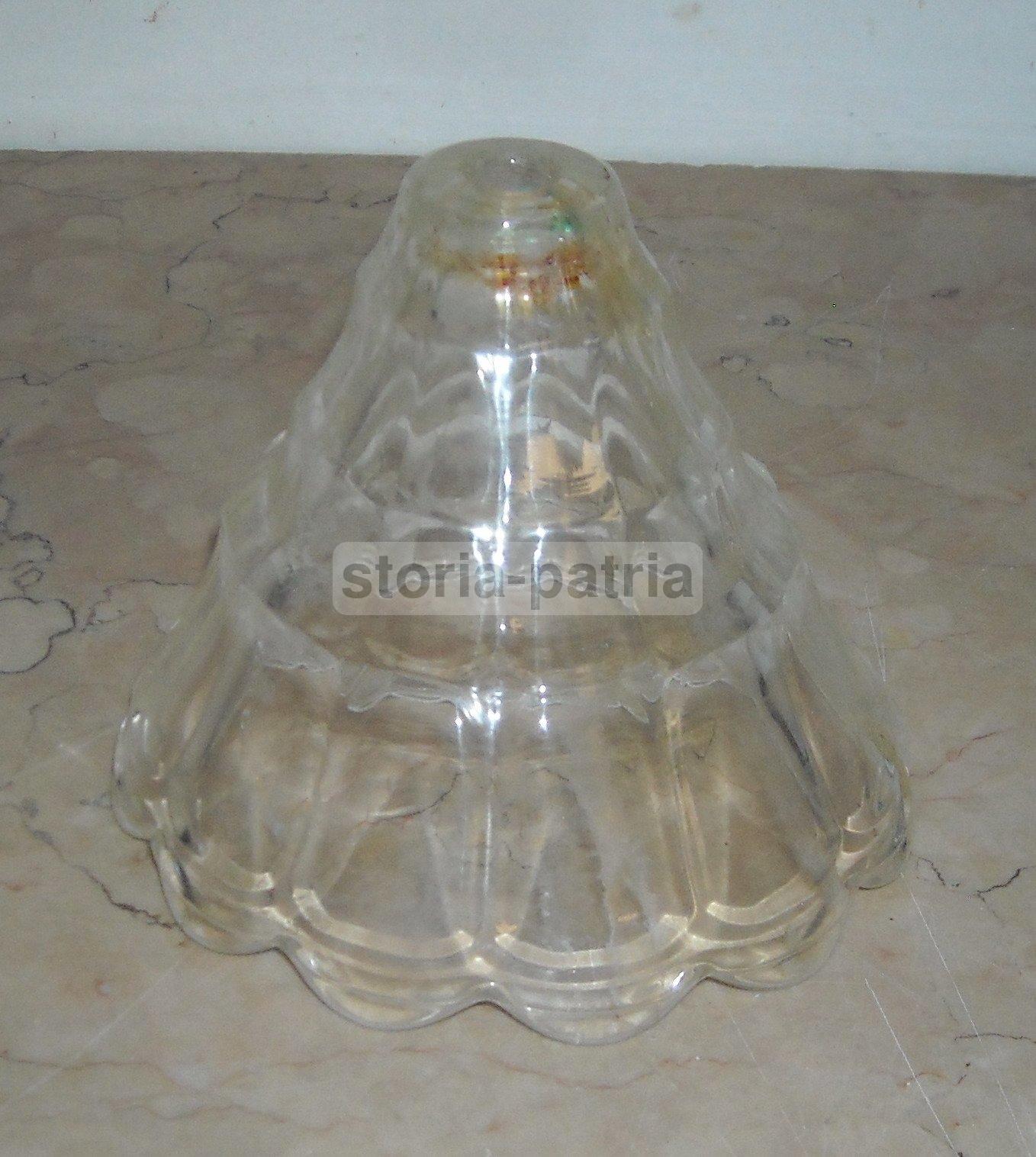 Vetro Da Collezione, Utile Coppa Per Lampada O Lampadario O Applique, d'Epoca, 900 immagine 2