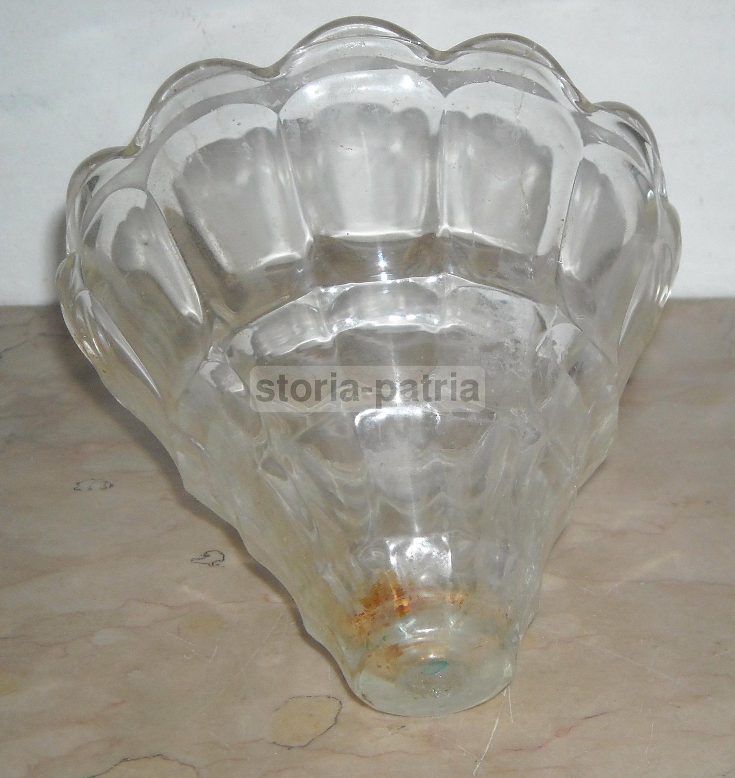 Vetro Da Collezione, Utile Coppa Per Lampada O Lampadario O Applique, d'Epoca, 900 immagine 6