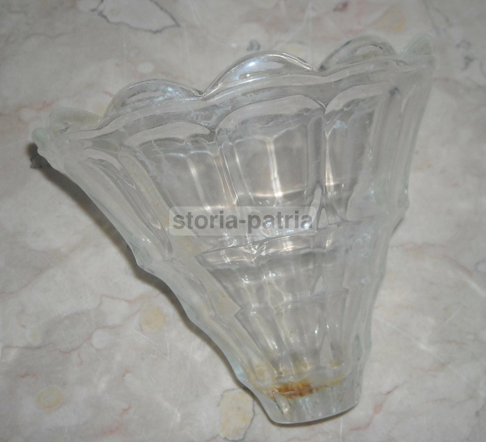 Vetro Da Collezione, Utile Coppa Per Lampada O Lampadario O Applique, d'Epoca, 900 immagine 7