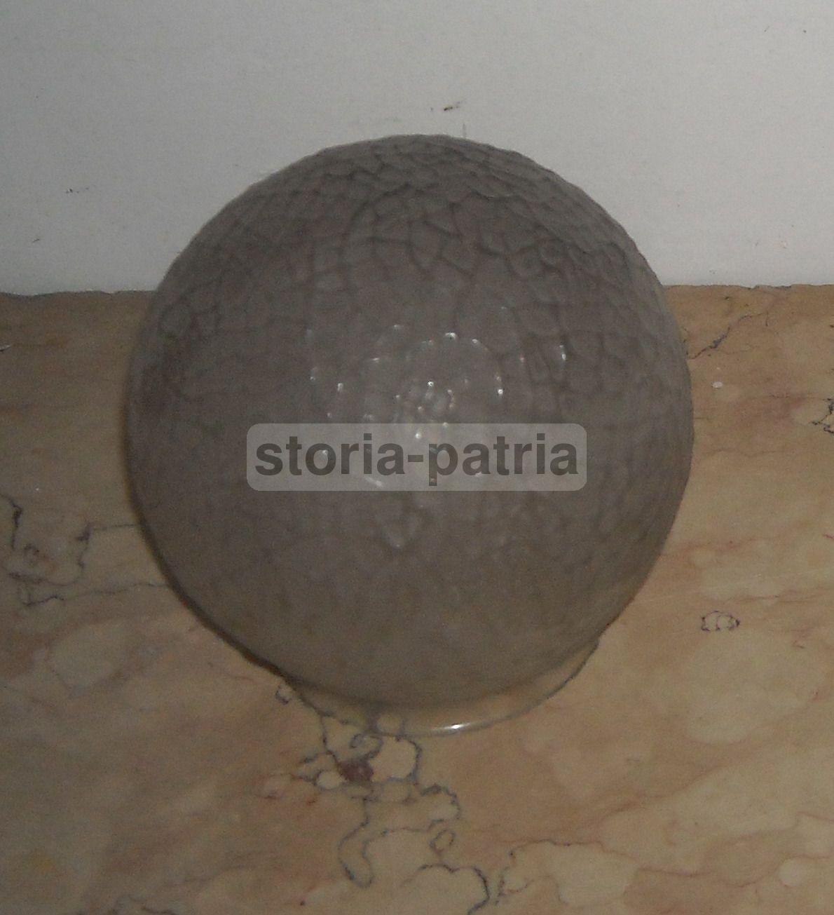 Vetro d'Epoca, Antica Coppa Sferica, Utile Per Lampade E Lampadari E Appliques immagine 1