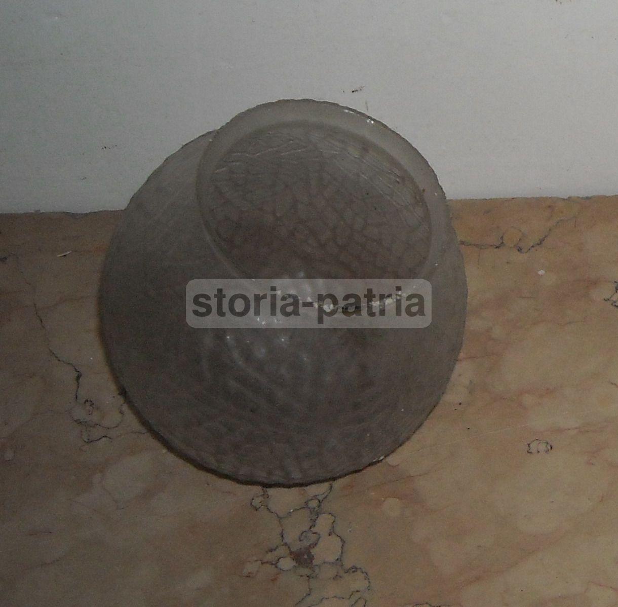 Vetro d'Epoca, Antica Coppa Sferica, Utile Per Lampade E Lampadari E Appliques immagine 4
